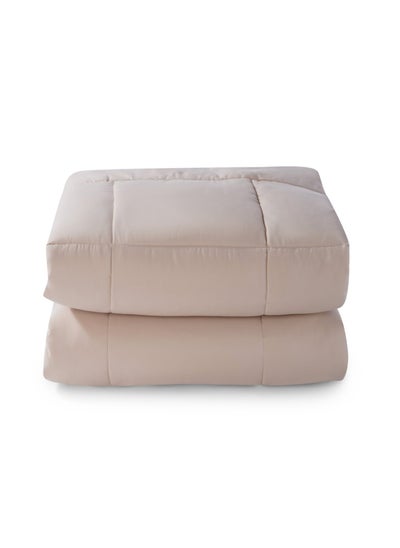 Buy Essence Reversible Comforter 160x240cm - Beige in UAE