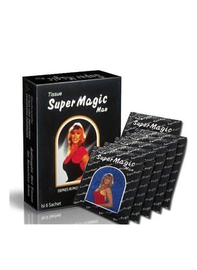 Buy Super Magic Man Tissue 1 Pack 6pc in UAE