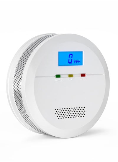 اشتري Carbon Monoxide Alarm Detector, Detector with LCD Display, CO Battery Powered, High Decibel for Home, Garage, Office في الامارات