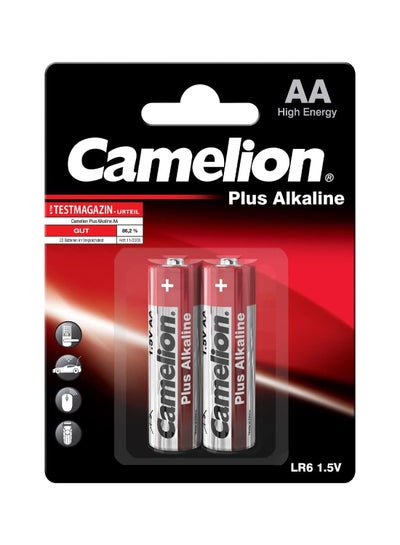 اشتري Camelion LR 6 AA Mignon Plus Alkaline Battery (Pack of 2) في مصر