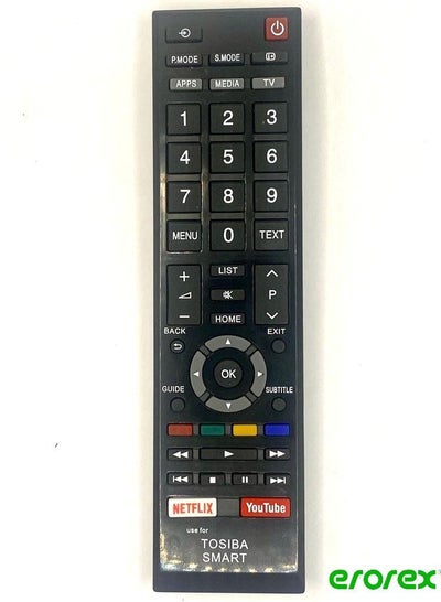 اشتري جهاز تحكم عن بعد بديل لتلفزيونات توشيبا الذكية موديل CT-8547 في السعودية