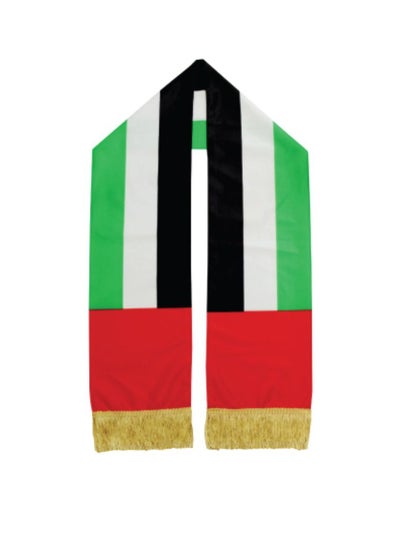 Buy UAE National Day Flag Scarf 148X17CM in UAE