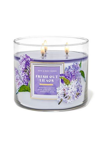 اشتري Fresh Cut Lilacs 3-Wick Candle في الامارات