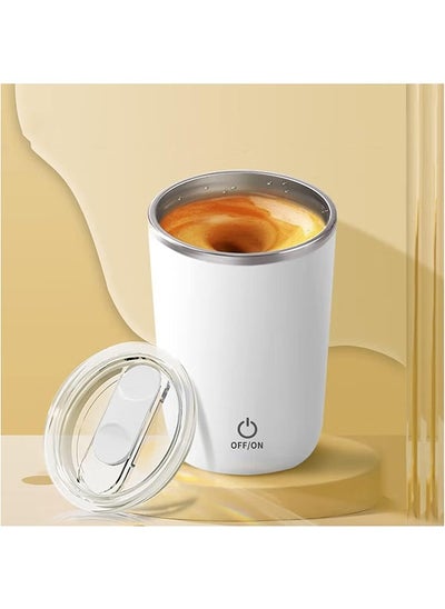 Buy Self Stirring Mug, Electric Mixing Cup Magnetic Stirring Cup, Rechargeable Auto Magnetic Mug, Self Stirring Coffee Mug, Rotating Home Office Travel Stirring Cup Suitable for Coffee/Milk/Cocoa in UAE