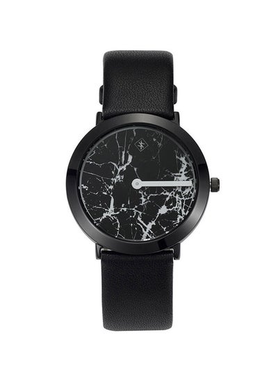 Buy Unisex Analog Round Shape Leather Wrist Watch KKU8-12 - 40 Mm in UAE