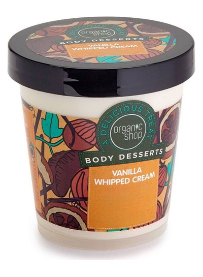 Buy Organic Shop Natural Body Moisturizing Cream Vanilla - Indulge In Nourishing Hydration in UAE
