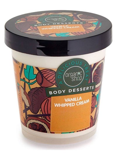 Buy Organic Shop Natural Body Moisturizing Cream Vanilla - Indulge In Nourishing Hydration in UAE