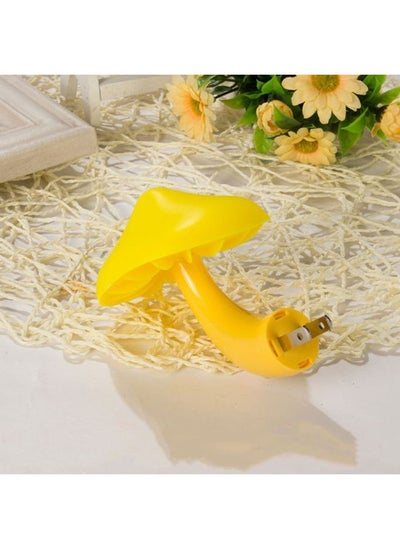 Buy Mini Cute LED Mushroom Night Light Yellow in Saudi Arabia