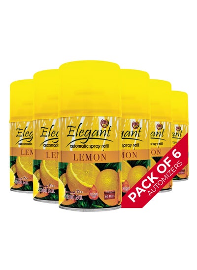 Buy 6 Piece LEMON Automatic Refill Spray Set 300ml in UAE