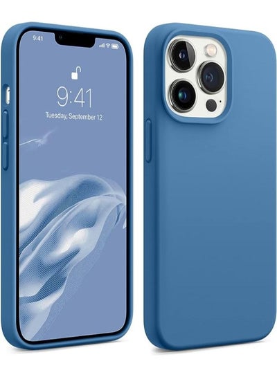 Buy Compatible with iPhone 13 pro : Liquid Silicone Cover in Egypt