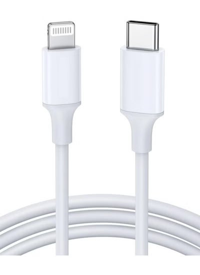 اشتري كابل شاحن iPhone 1M [معتمد من MFi] كابل USB C إلى Lightning شحن سريع توصيل الطاقة PD 20W كابل iPhone لـ iPhone 14/14 Pro/14 Plus/14 Pro Max، iPad Pro، iPhone 8-13 جميع السلاسل في السعودية