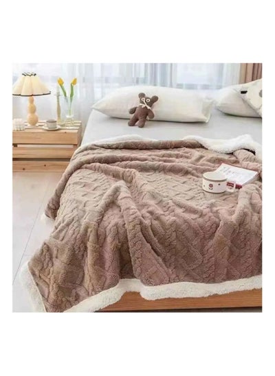 Buy COMFY SOFT & FLUFFY 200 X 230 CM SHEEP BLANKET 7 in UAE