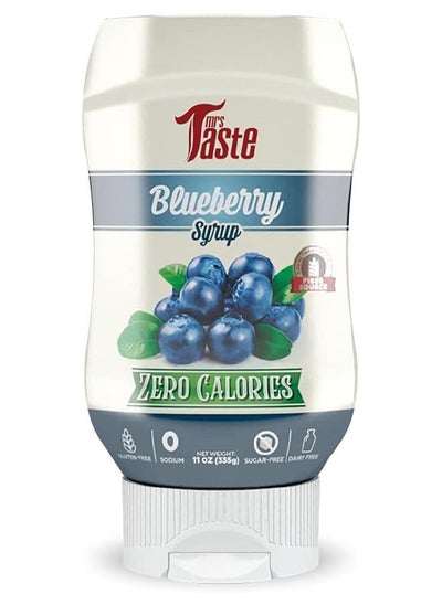 Buy Mrs Taste Sugar free, diary free  Blueberry Syrup 335 gm in UAE