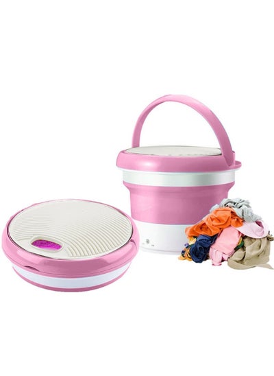 Buy 7L large Capacity Portable Foldable Mini Washing Machine Small Bucket Laundry Washer in UAE