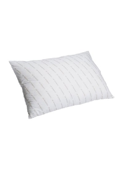 Buy Polyester Hypoallergenic Mildew Resistant Luxury Queen Pillow White 75 x 50 cm CNON PQ in Saudi Arabia