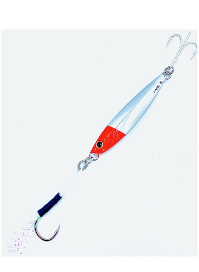 Buy Oakura Red Head Fang Jig of weight 20g and 10 Mesmerizing Colors light weight Equipment for Epic Fishing Adventures in UAE