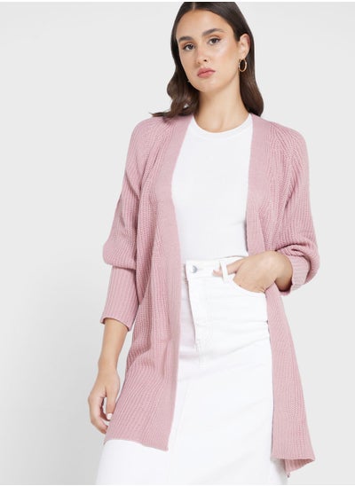 Buy Longline Cardigan With Tie Front in Saudi Arabia