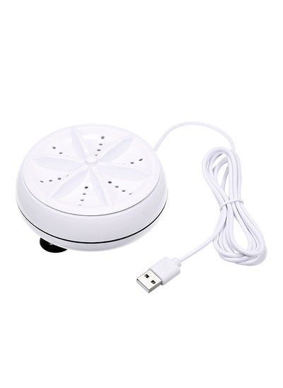 Buy 2in1 Mini Washing Machine Portable Personal Rotating  Turbine Washer with USB Cable Convenient for Travel Home Business Trip (B) in UAE