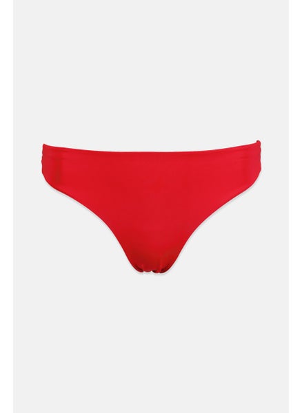 اشتري Women Plain Bikini Bottom, Red في السعودية