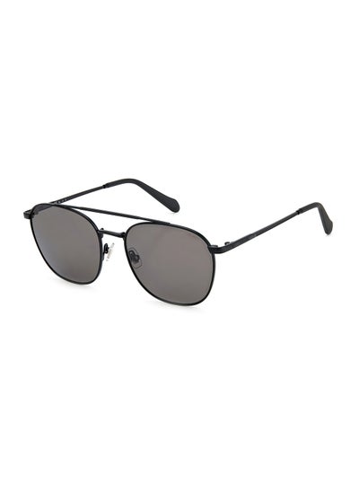 Buy Men's UV Protection Round Sunglasses - Fos 3139/G/S Mtt Black 56 - Lens Size: 56 Mm in UAE