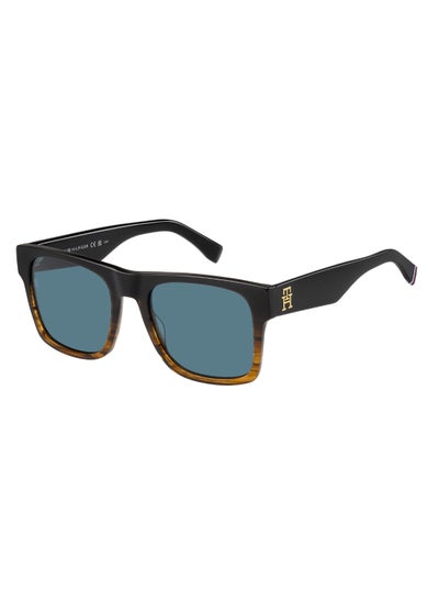 اشتري Women's UV Protection Rectangular Shape Acetate Sunglasses TH 2118/S BLUE 47 - Lens Size: 46.8 Mm - Blackhorn في الامارات