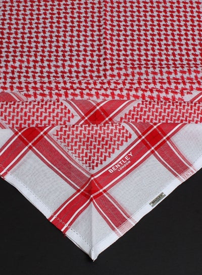 Buy Shemagh BENTLEY B5 Red Color in Saudi Arabia