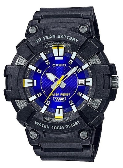 اشتري Casio Men Watch Analog Blue Dial Resin Band MW-610H-2AVDF في السعودية