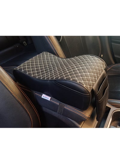 Buy Assafco Leather Car Armrest Cushion Foam Square-style in Egypt