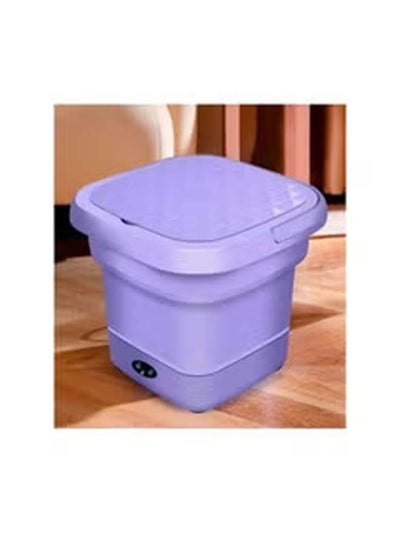 Mini Portable Washing Machine Foldable Small Laundry Machine with Drain  Basket Lightweight Washer Touch Screen and