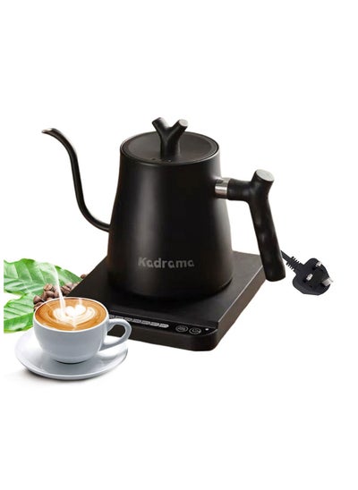 Buy Gooseneck Electric Kettle 1 L, Ultra Fast Boiling Hot Water Kettle, Stainless Steel for Pour-over Coffee & Tea, 1000W Rapid Heating, Leak-Proof Design, Auto Shutoff Anti-dry Protection, Matte Black in Saudi Arabia