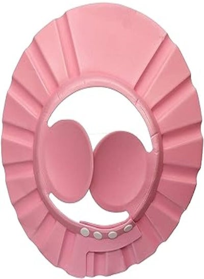 Buy Eye Shield Shampoo Shower Protector Cap Soft Hat for Baby, Pink - 2724682559592 in Egypt