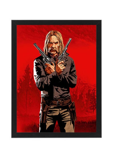 اشتري Micah Red Dead Redemption 2 Wall Art Poster Frame في مصر