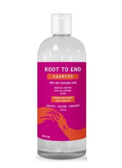 Buy Root To End Shampoo For Dry And Damaged Hair – 500ml in Egypt