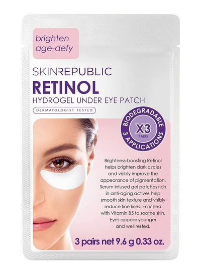 Buy Retinol Hydrogel Under Eye Patch 9.6g - 3 Pairs in UAE