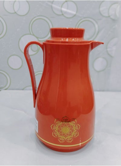 Buy Glass tea thermos from the inside - Orange in Egypt