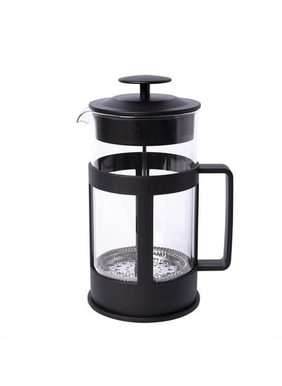 Buy Heat Resistant Borosilicate Glass Coffee Maker with Stainless Steel Filter in UAE