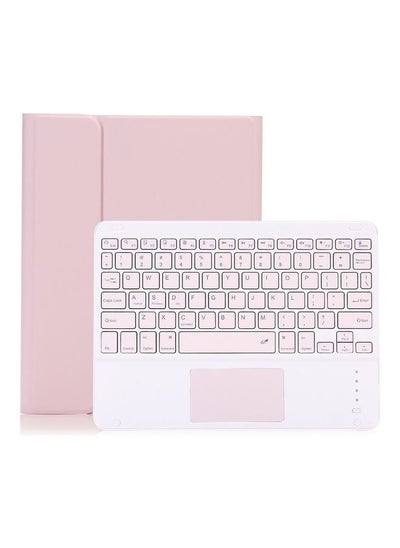 Buy Bluetooth Keyboard With Protective Case Pink in Saudi Arabia