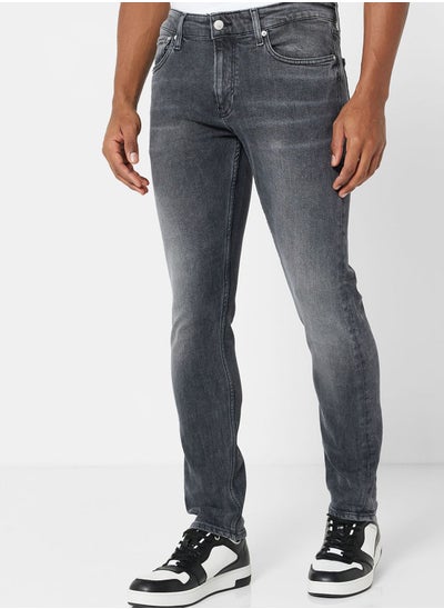 Buy Mid Wash Slim Fit Jeans in UAE