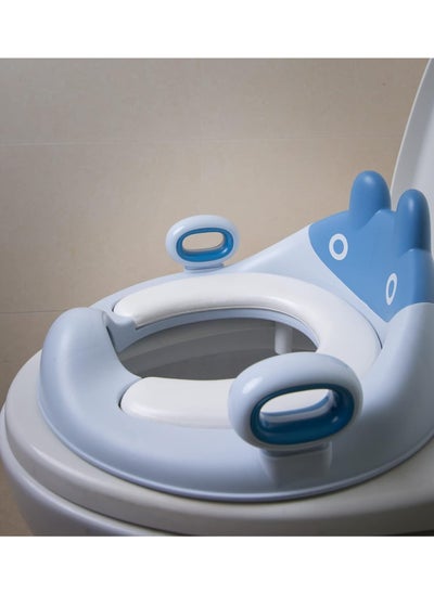 Buy Potty Training Toilet Seat for Boys and Girls,For Toddler Travel, Non-Slip Potty Training Toilet Seat Cover,Cute Cartoon Shape,Easy to Clean. in UAE