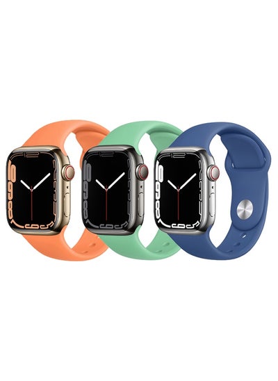 Buy 3pcs Watchband Replacement for Apple Watch 41/40/38mm Series 8/7/6/5/4/SE in UAE