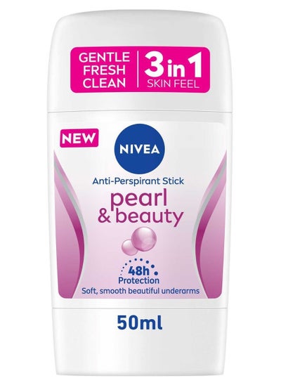 Buy Nivea Deodorant Stick Pearl and Beauty 50 ml in UAE