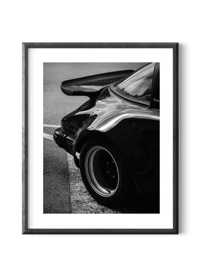 Buy Rear View of A Vintage Porshe Poster with Frame 30x40cm in UAE