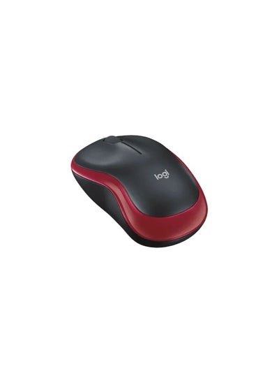 Buy Logitech M186 Compact Wireless Mouse – Red in Egypt