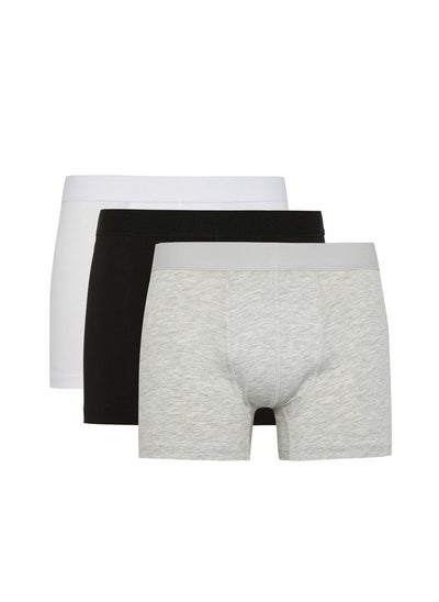 Buy Man Regular Fit Underwear Knitted Boxer pack of 3 in Egypt