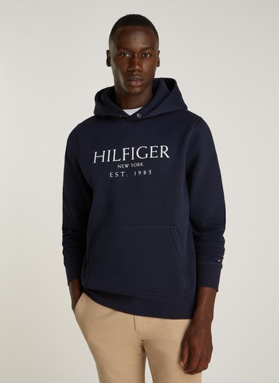 Buy Logo Pocket Detail Hoodie in Saudi Arabia