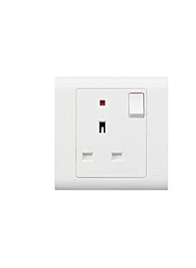 اشتري Mk 13A 1Gang Sp Switch Socket With Neon Mv2657Whi في الامارات