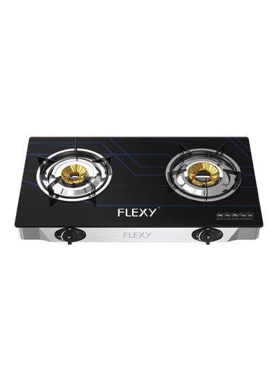 Buy 2-Burner Auto Ignition Gas Stove With Glass Top in UAE