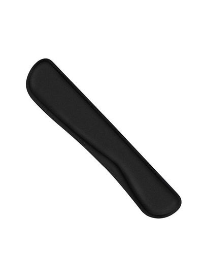 Buy Memory Foam Keyboard Wrist Rest Office Gaming Keyboard Wrist Pad Ergonomic Keyboard Wrist Pad Breathable Lycra Fabric Black in Saudi Arabia