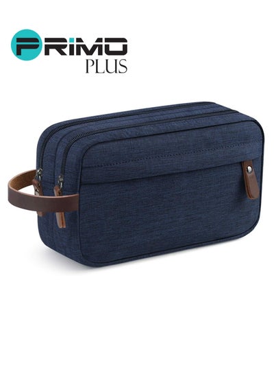 Buy Men's Travel Toiletry Organizer Bag Dopp Kit, Bathroom Bags , Blue in Saudi Arabia