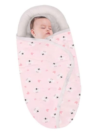 Buy Baby Swaddle Blanket, Newborn Infant Receiving Swaddling Wrap for Boy and Girl (Pink) in UAE